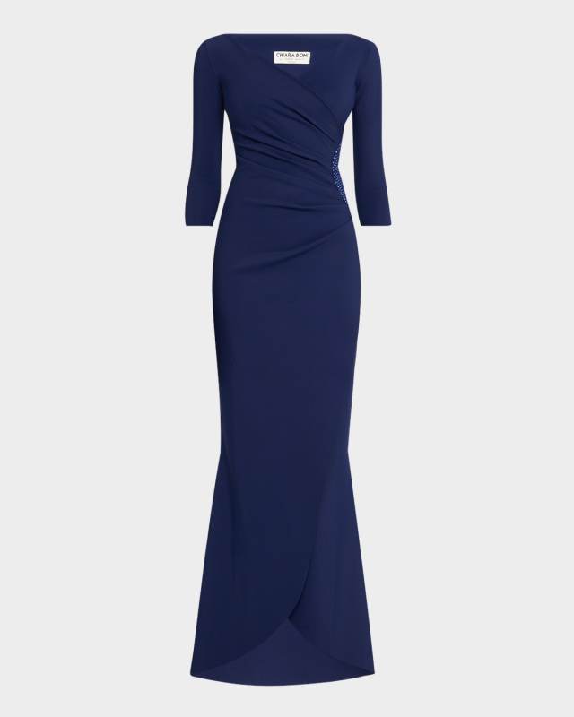 Emerentienne Embellished Mermaid Gown